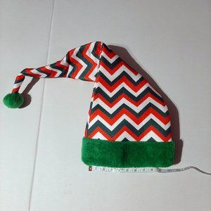 Christmas elf hat long decorative cap with Grinch whoville style fun holiday